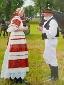 Kroatische landwagen Jaap en Eline